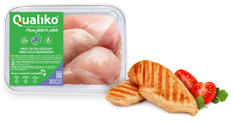 Pui refrigerat Qualiko — ambalaj