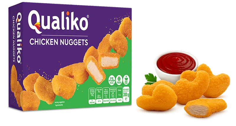 Semifabricate de pui Qualiko — ambalaj
